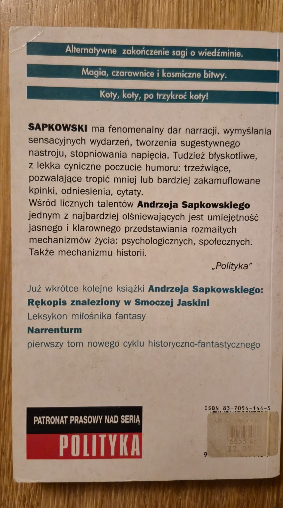Coś się kończy coś się zaczyna Andrzej Sapkowski Wiedźmin