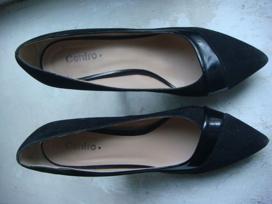 Туфли черные Centro, размер 38, высокий каблук, хорошее состояние