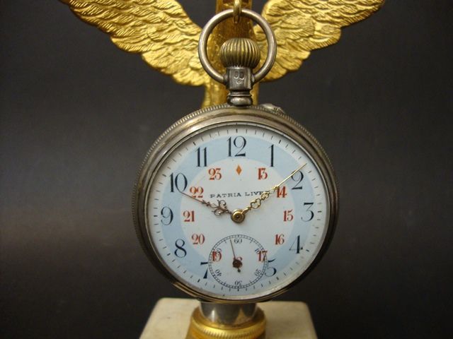 Grande relógio de bolso antigo - Lanco