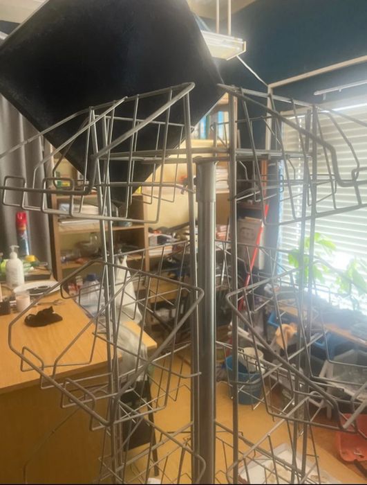 Expositor metálico vintage