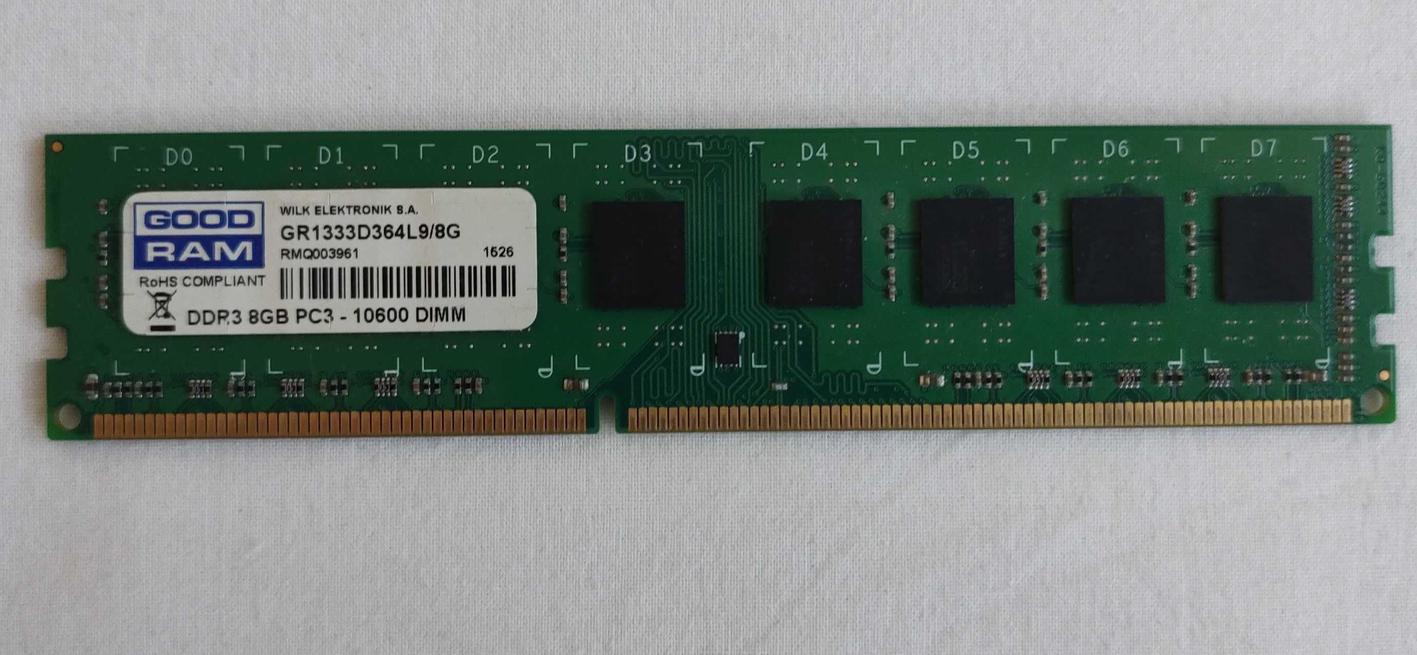 Pamięć RAM DDR3 8GB Goodram