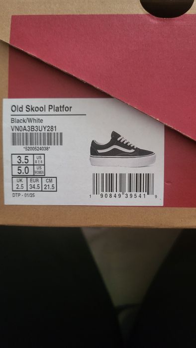 Vans Old Skool Plantform novas