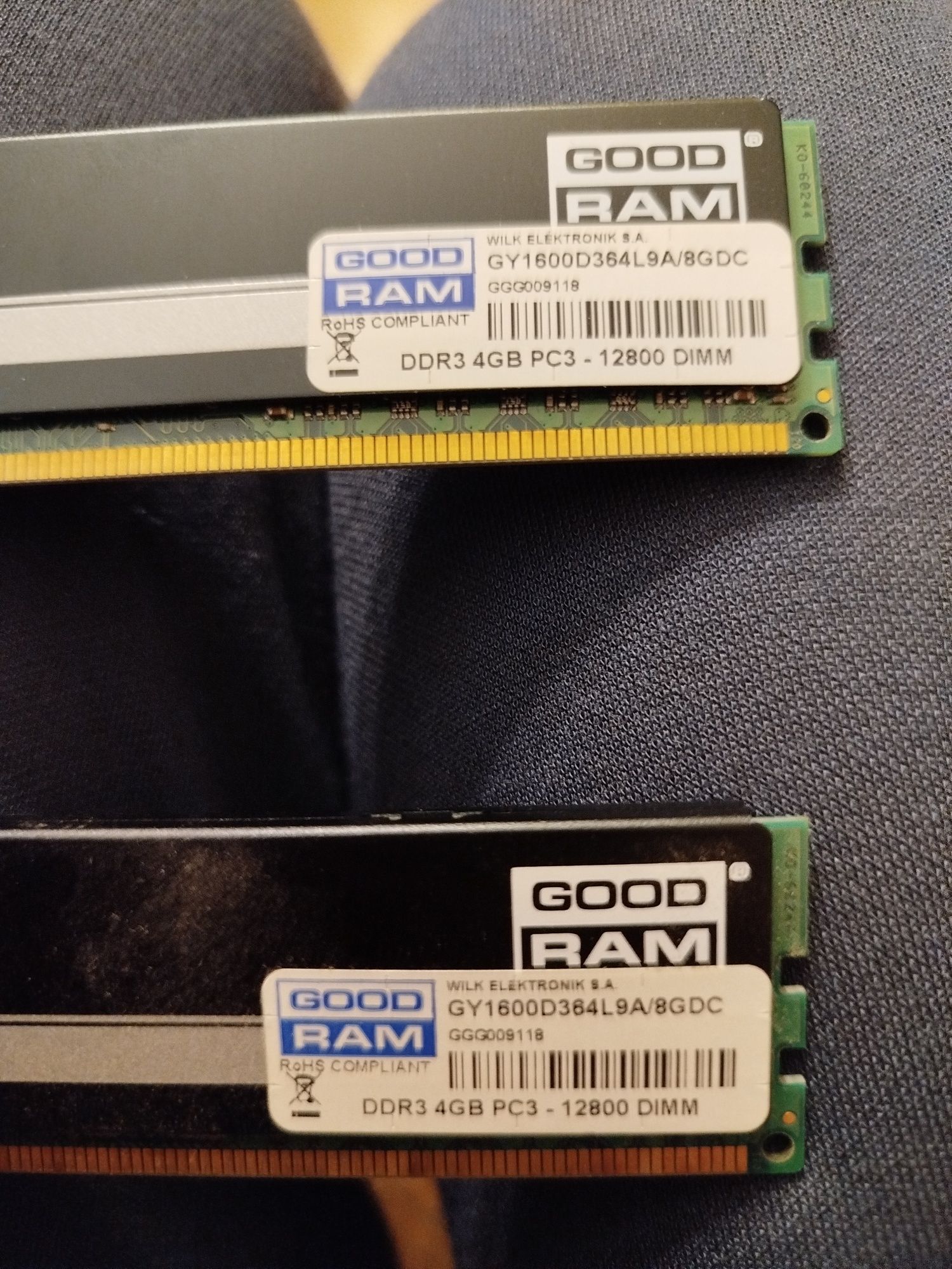 RAM GOODRAM 4GB x 2szt  DDR3 CL9 1600 MHz
