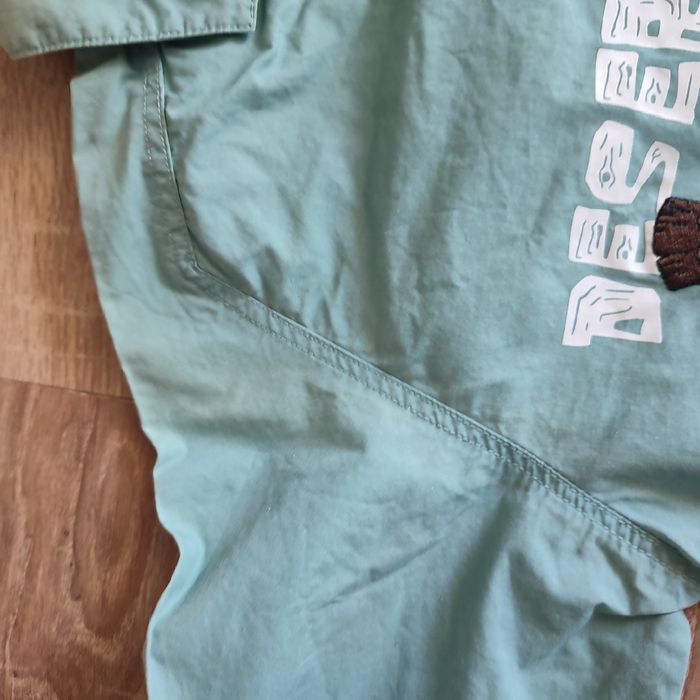 Koszula chłopięca zielona 128 H&M 100% bawełna