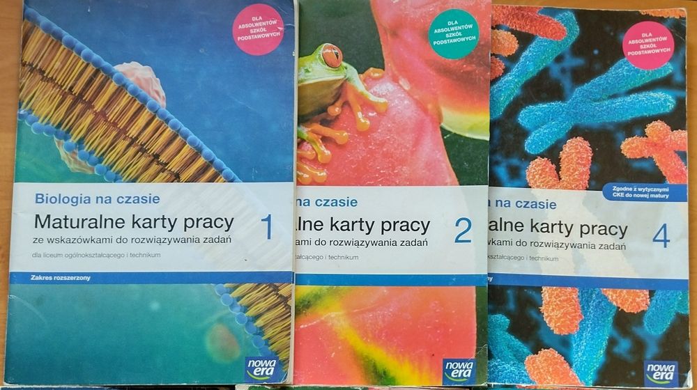Biologia na czasie(1,2,4). Maturalne karty pracy. Poziom rozszerzony