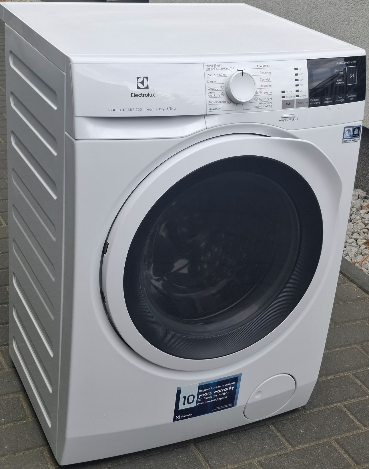 Pralko-suszarka Electrolux 8kg z transportem,Gwarancja