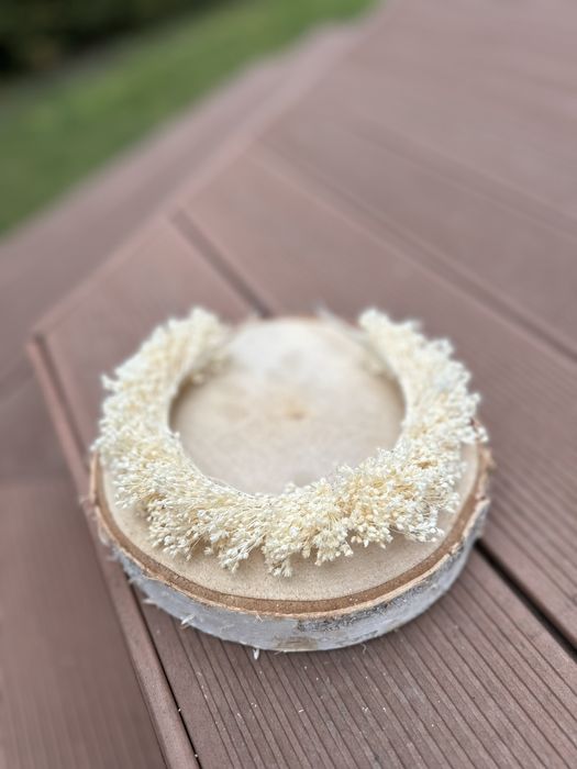 Opaska na glowe suszki bielona