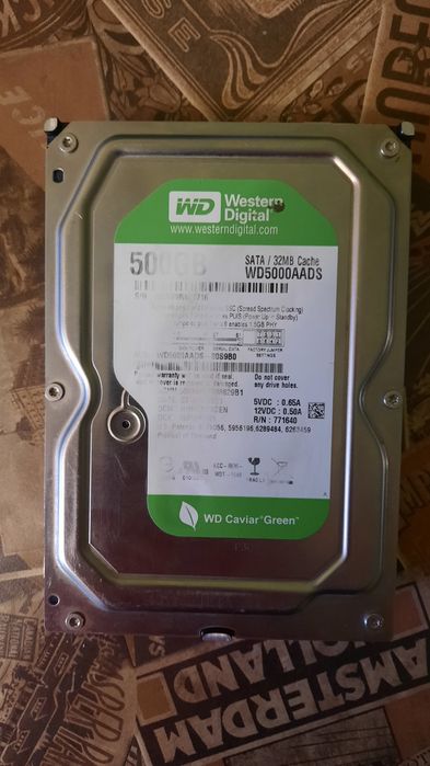 Жорсткий диск WD Western Digital SATA 3.5 500GB