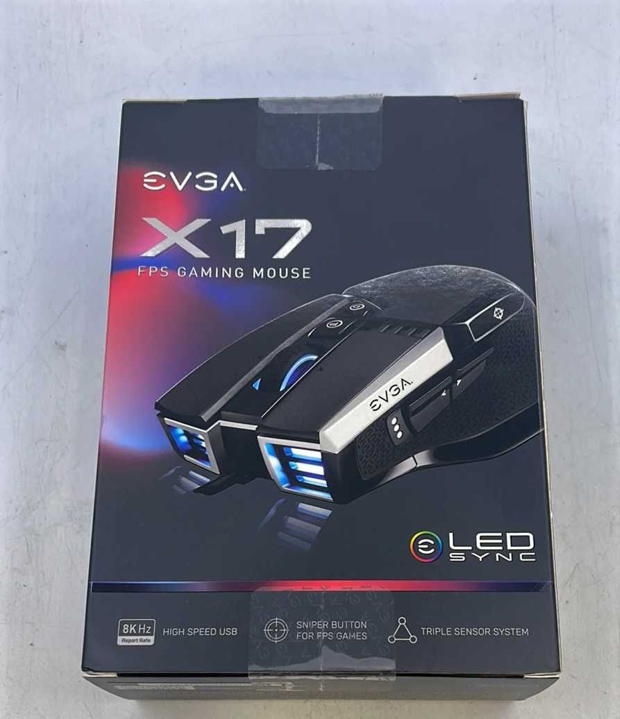 EVGA X17 FPS Gaming Mouse - LED Sync - Black