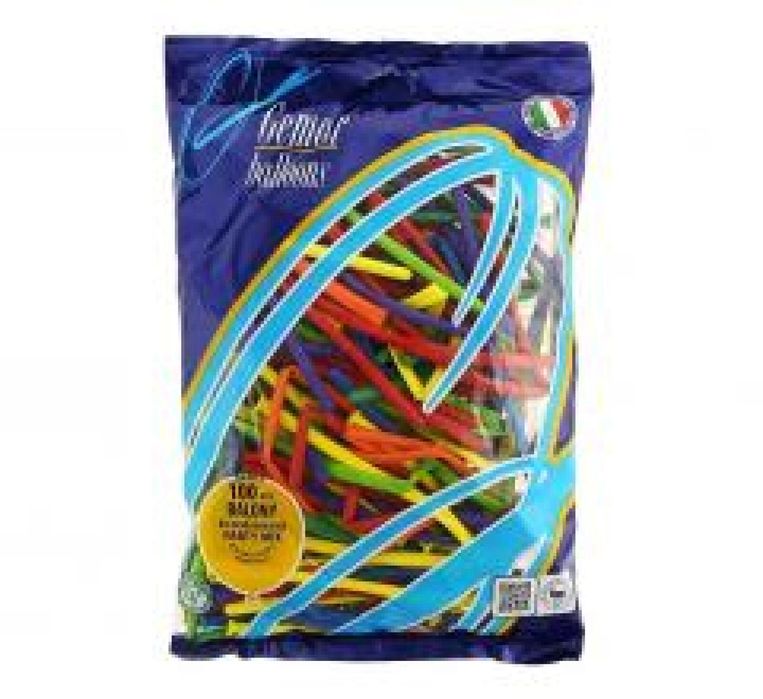 Balony do modelowania różnokolorowe MIX 100szt Godan Rok wydania: