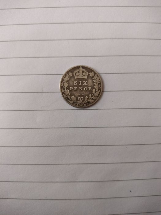 Six pence 1902 rok