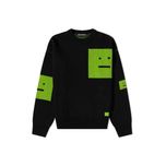 Светр Acne Studios Animation Pop Face Crewneck Sweater Black Green