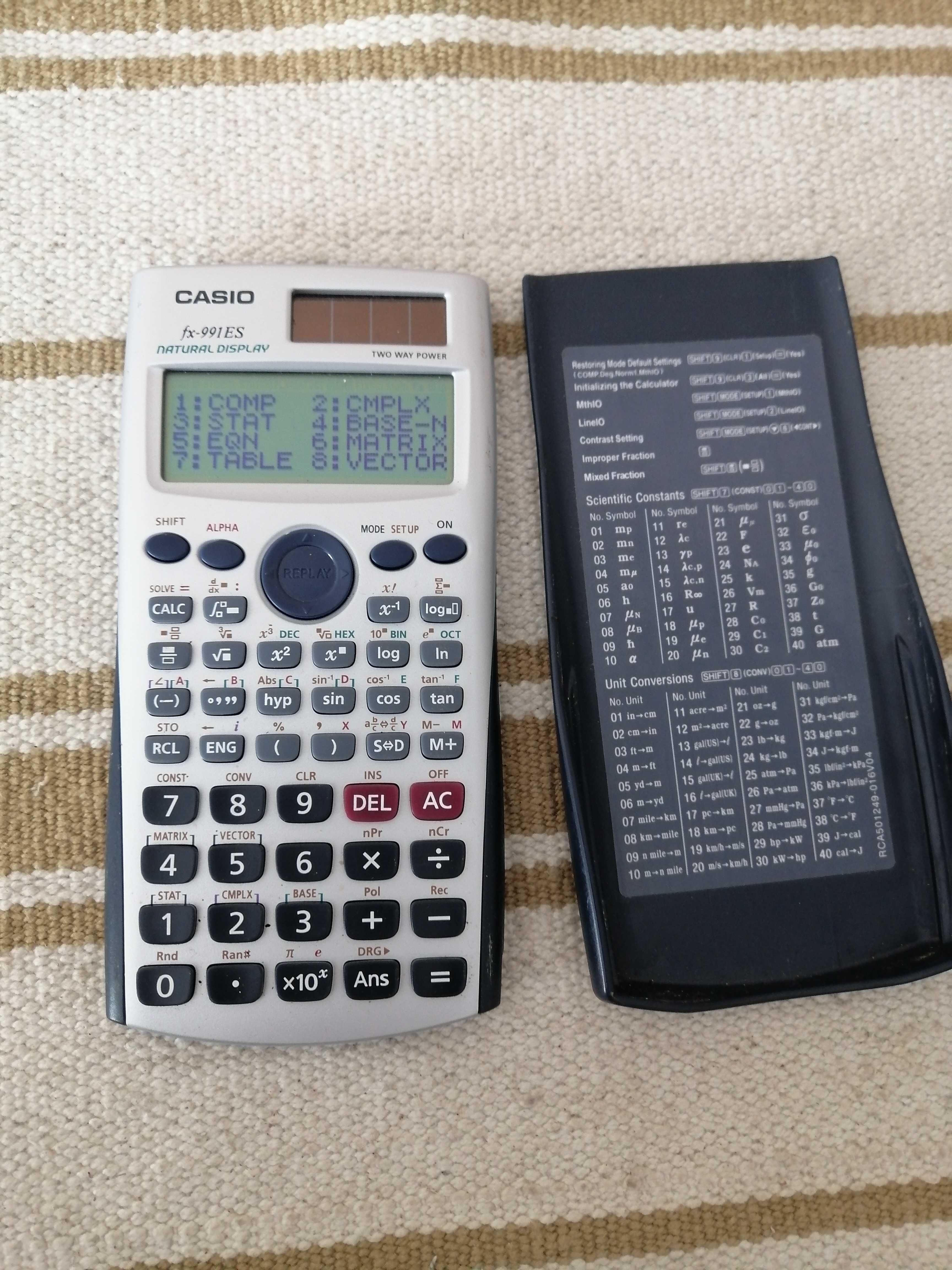 kalkulator CASIO FX-991ES natural display