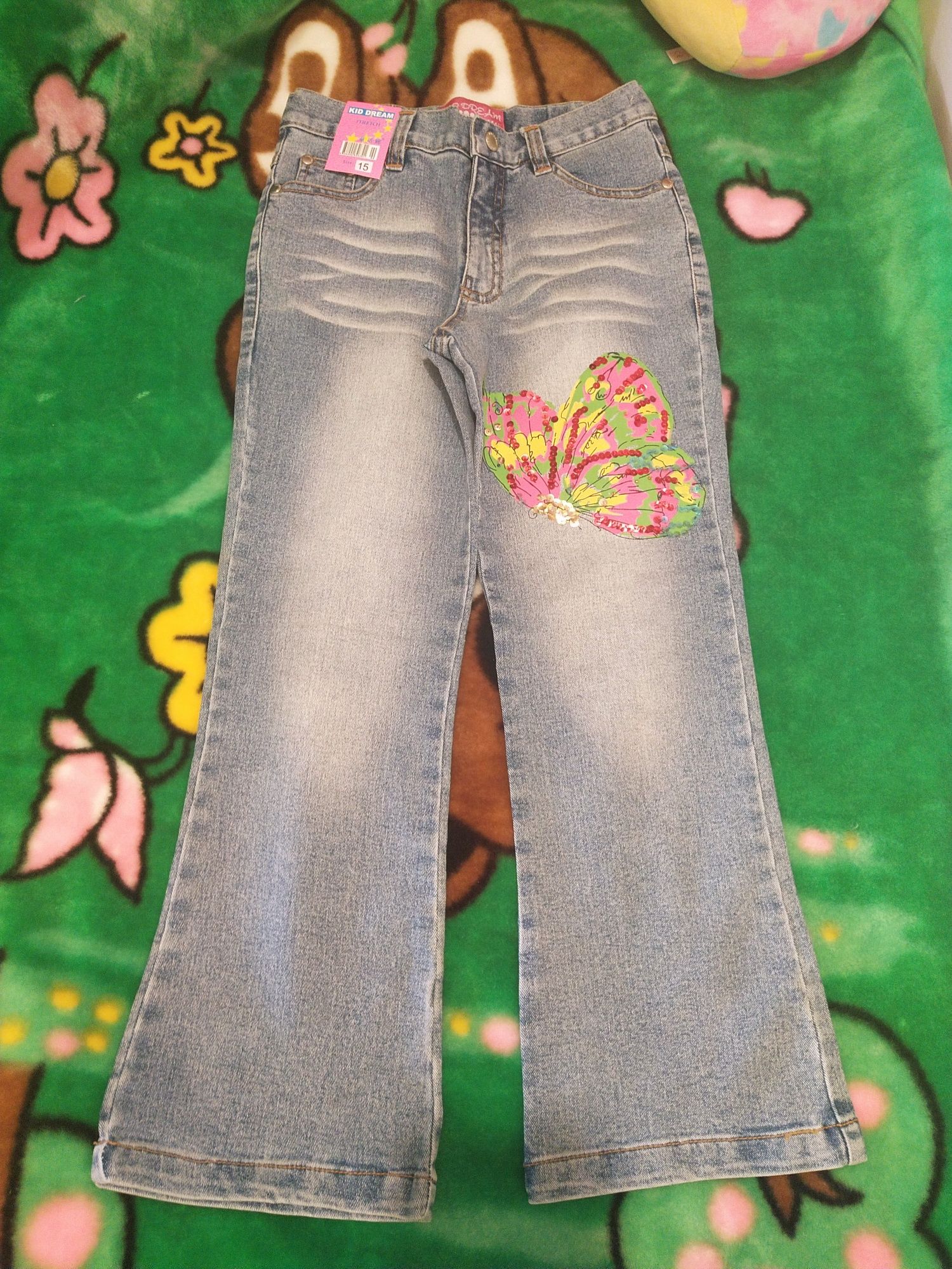 Новые джинсы на девочку 6-7 лет