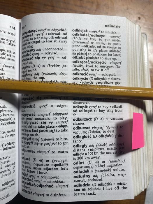 Mini słownik-dictionary polsko-ang i English Polish