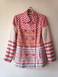 * Desigual * Kurtka płaszczyk r. 38 na 36 też wzór ornament czerwień