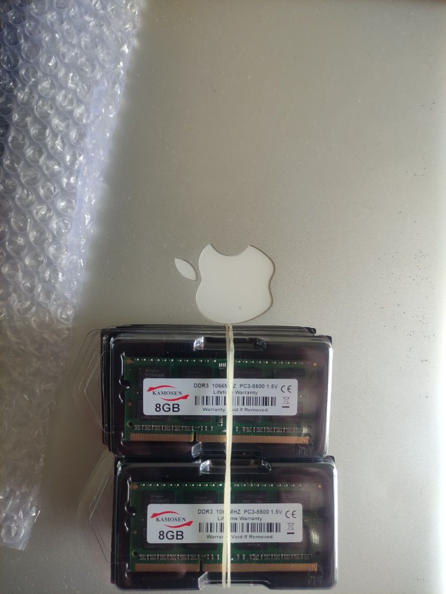 Оперативна пам'ять, Планка для MacBook pro / air DDR3 1066 8GB