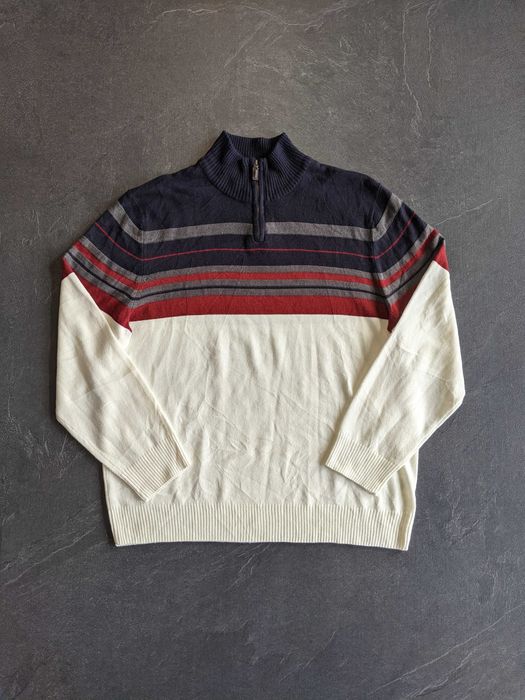 BLACK FRIDAY SALE! Светр 1/4 zip від бренду Tricots St. Raphael р. L