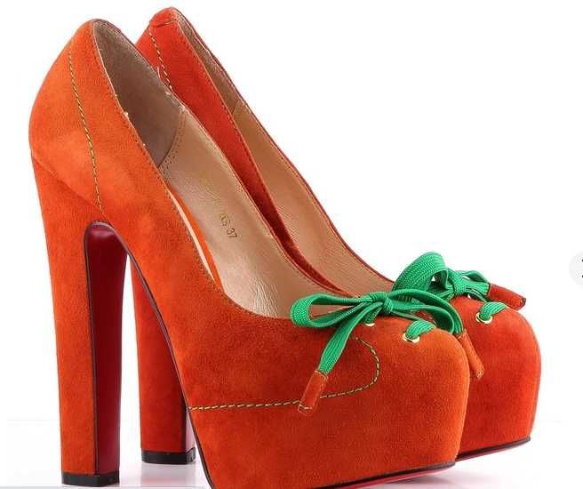 туфли натуральная замша