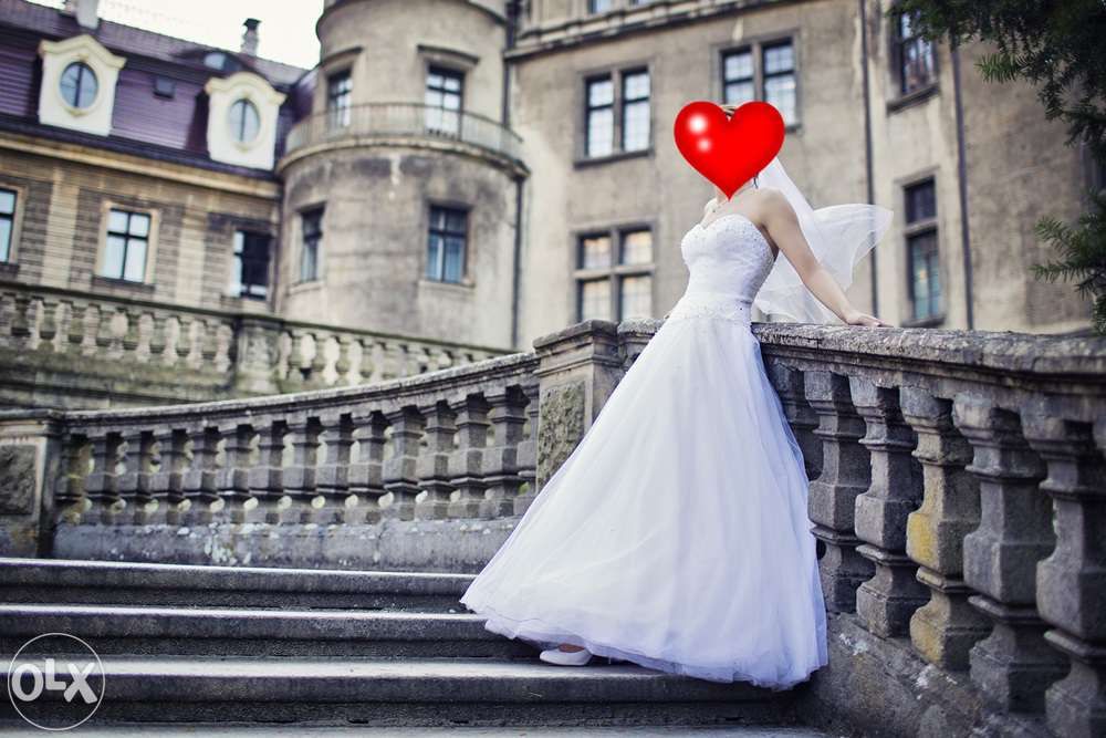 Suknia ślubna Sincerity Bridal 3621 tiulowa kryształki Swarovskiego