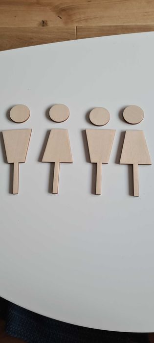 Znaki oznaczenie toalety wc na drzwi tabliczka tabliczki naklejka