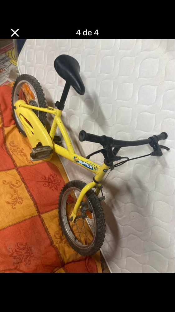 Bicicleta de criança  em bom estado da Decatlon