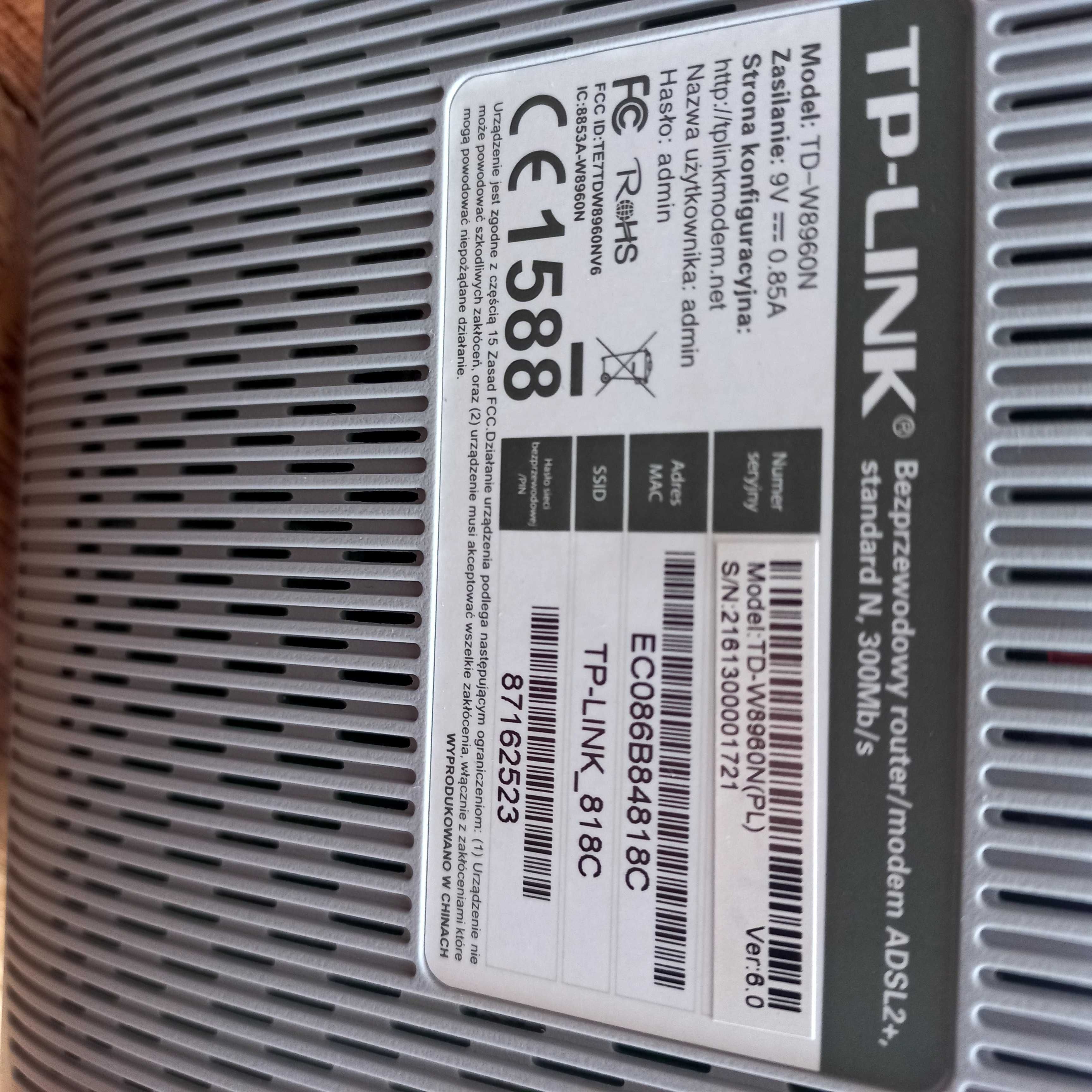Router TP-Link TD-W8960N (PL)