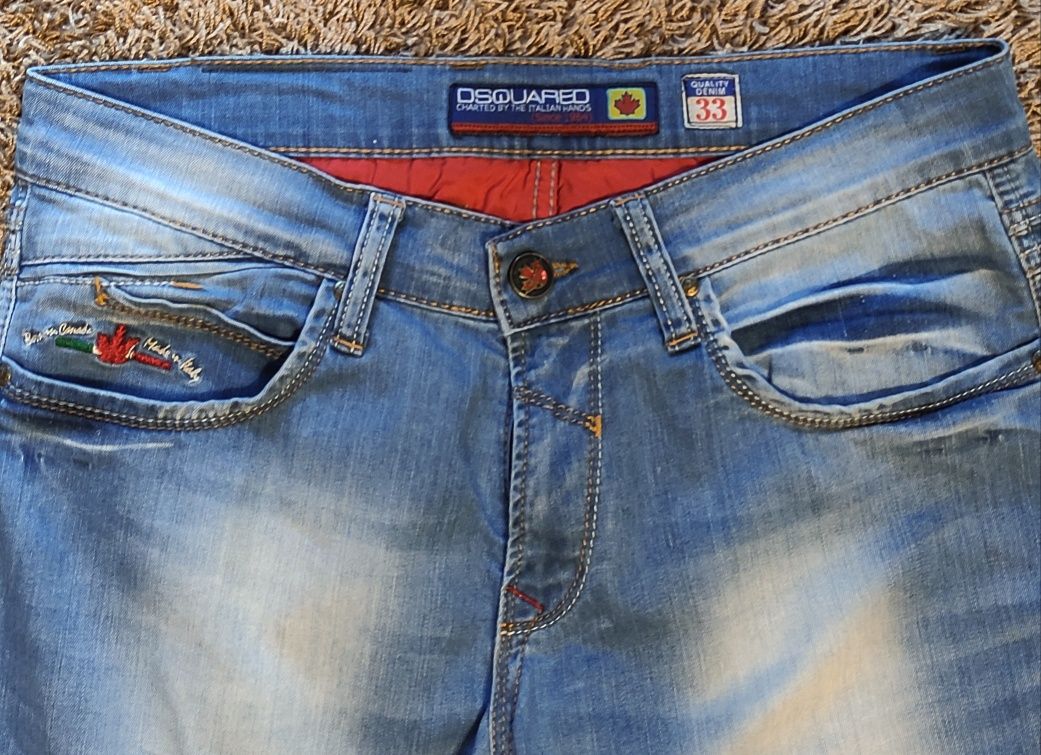 Dsquared2 spodnie jeansowe świetny stan M