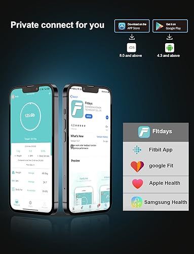 healthkeep waga z pomiarem tkanki tłuszczowej bluetooth