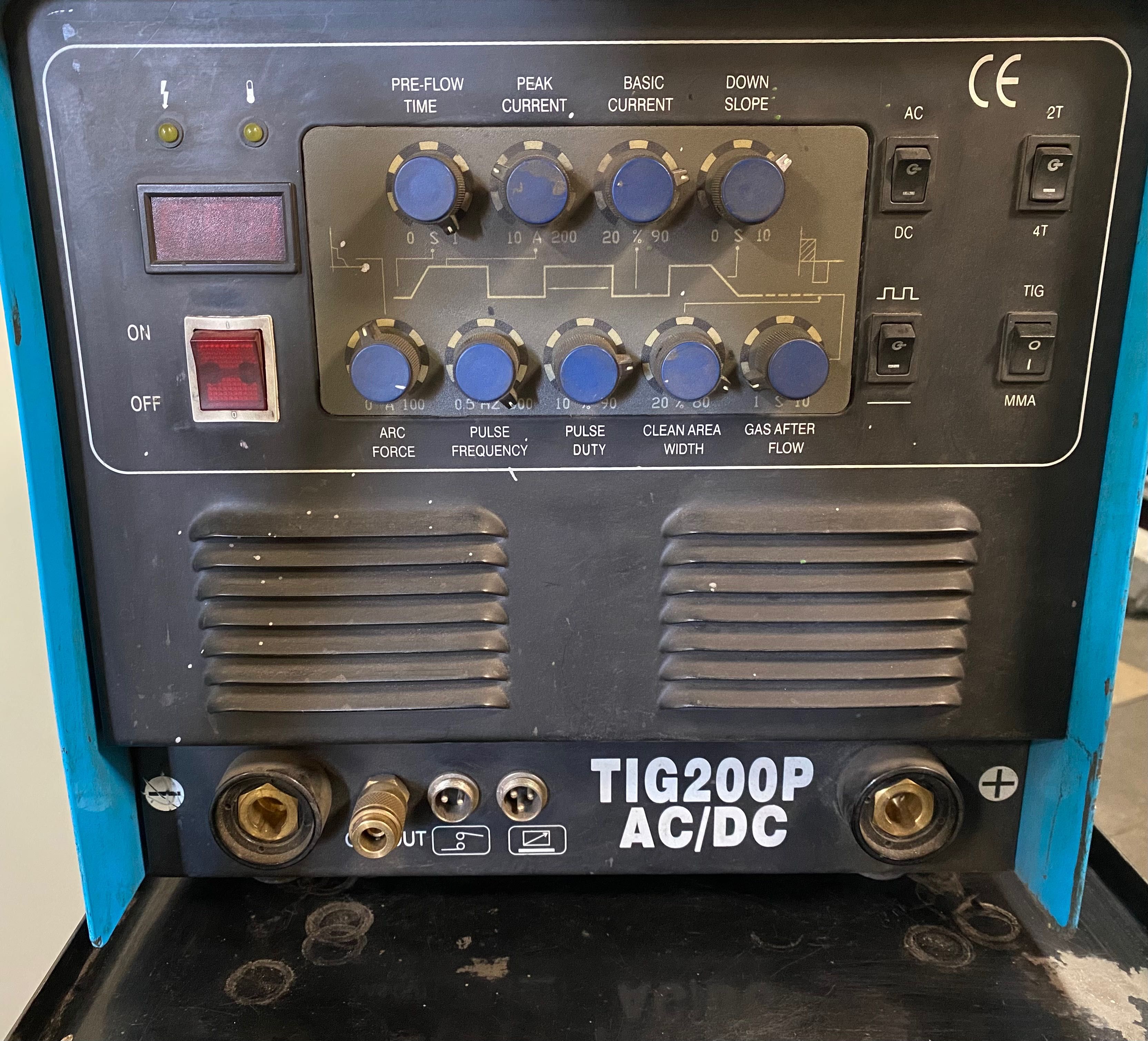 Spawarka Sherman TIG 200p AC/DC z wózkiem