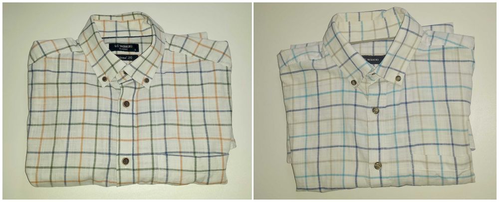 Подростковая рубашка LCWAIKIKI Вайкики классика размер S клетка хлопок