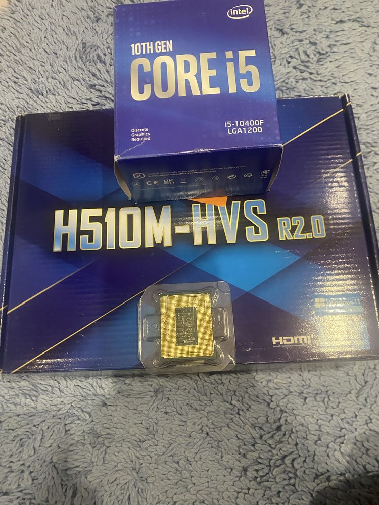 Intel core i5 10400f + asrock h510m-hvs-r2.0