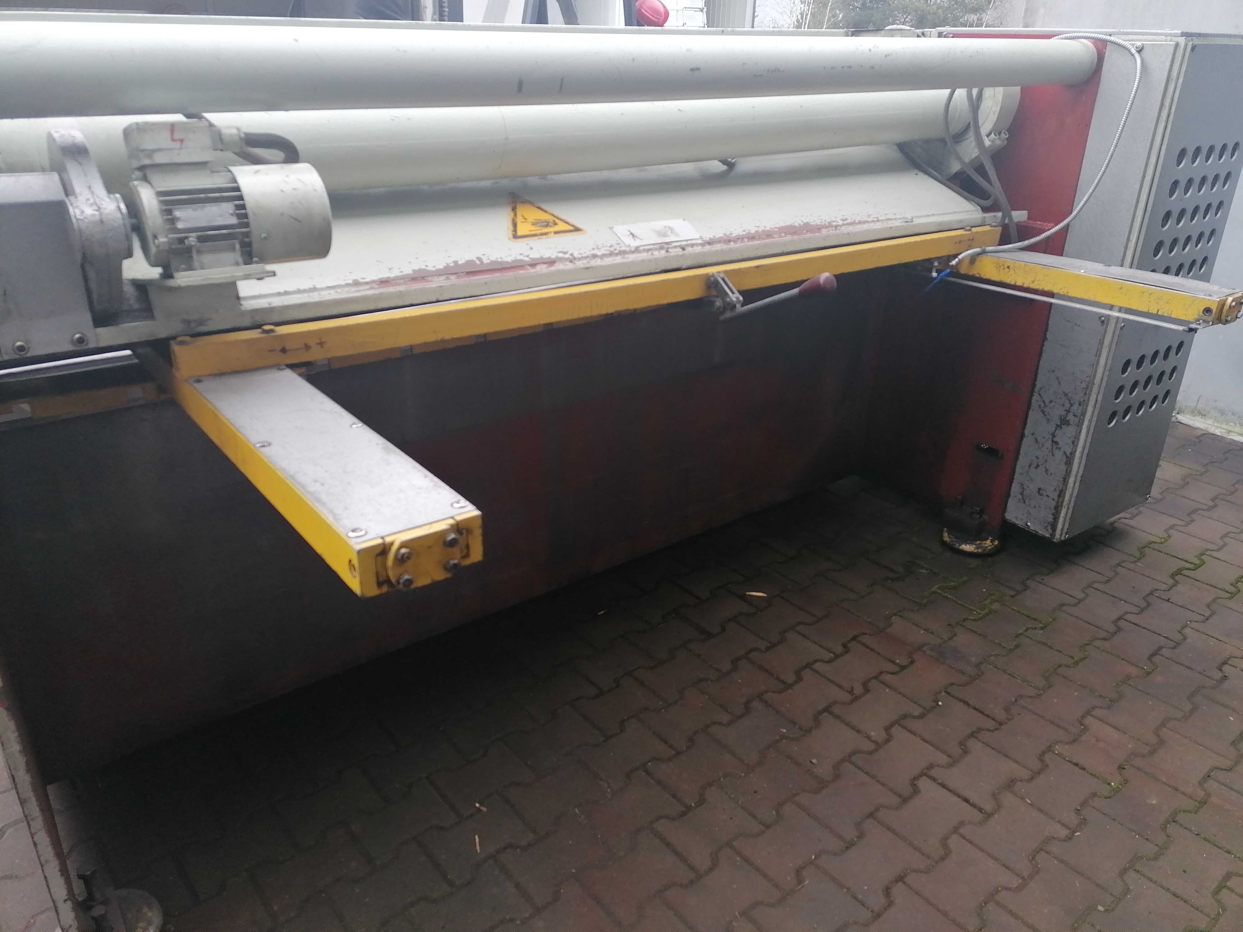 Gilotyna nożyce gilotynowe do blach 4mm 2500