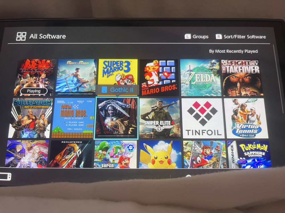 Nintendo switch oled cfw 128gb zelda edition unikat