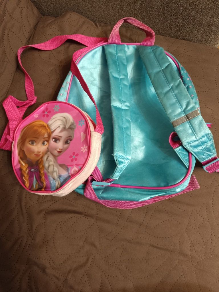 Plecaczek i torebka Anna i Elsa