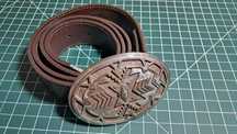 Nocona belt Ivan Metal pasek klamra western kowboj aztec vintage