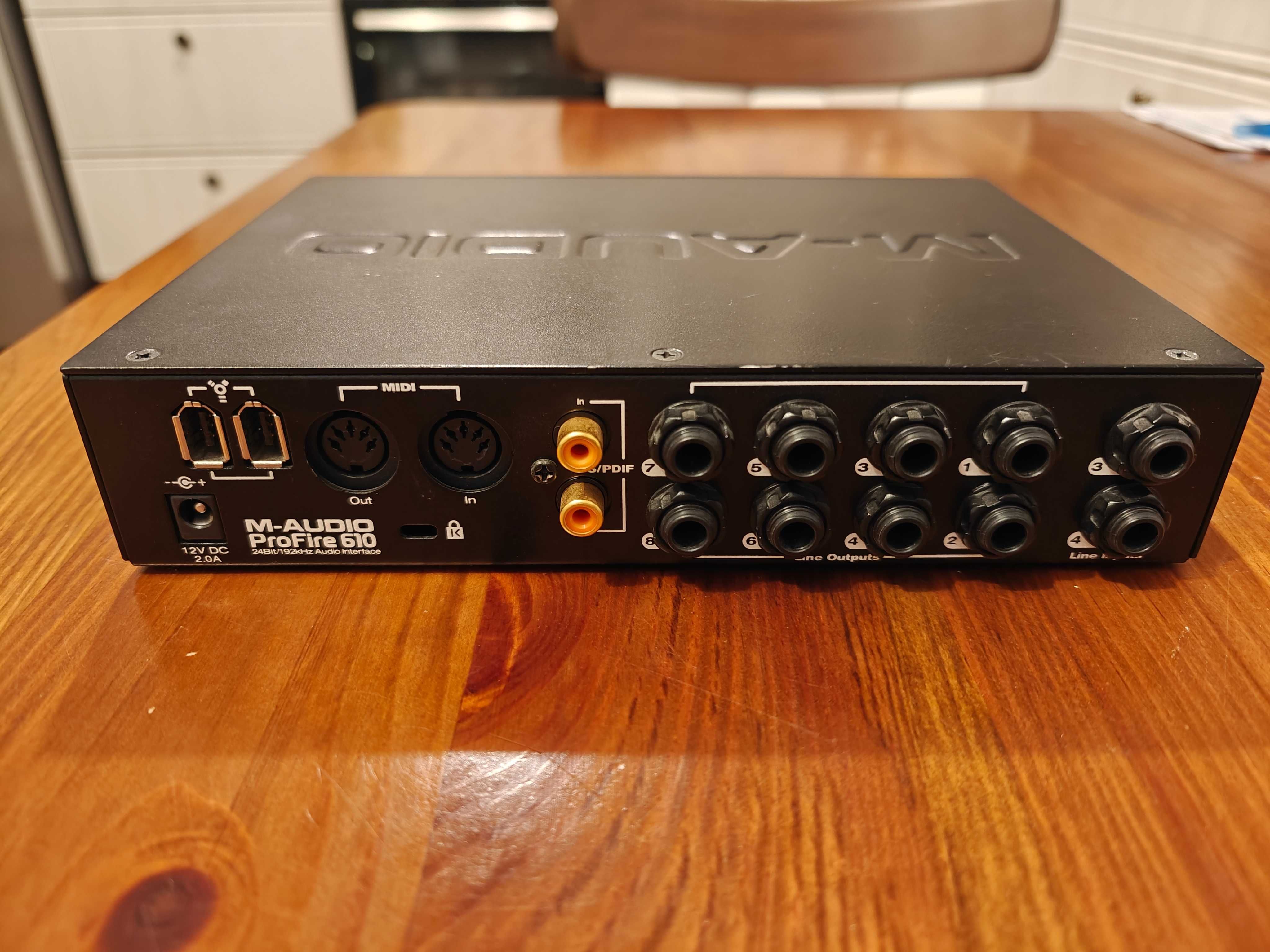 M-Audio ProFire 610 interfejs audio karta dźwiękowa