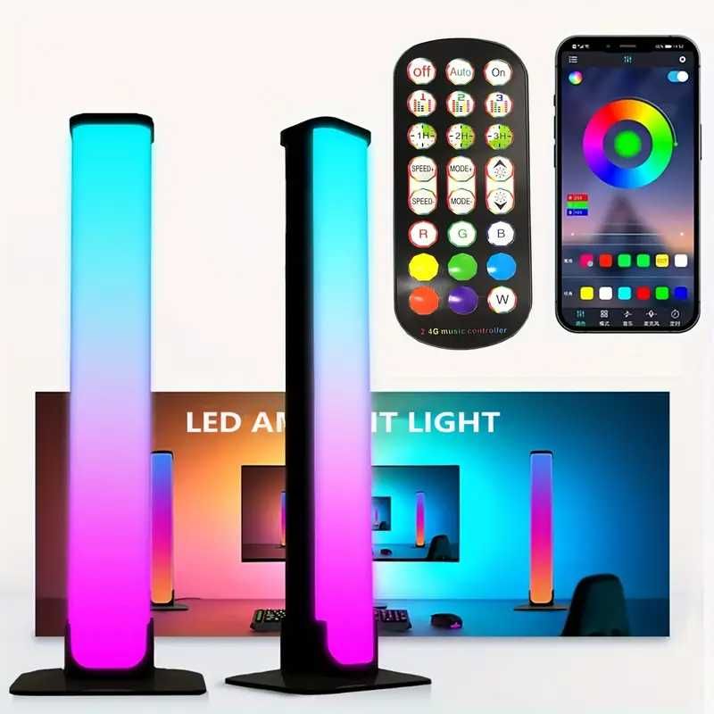 NOVO - 2 Barras De Luz LED Inteligentes RGB com comando remoto