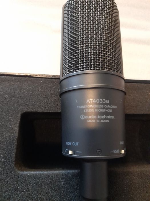 Microfone Estudio Audi-Technica