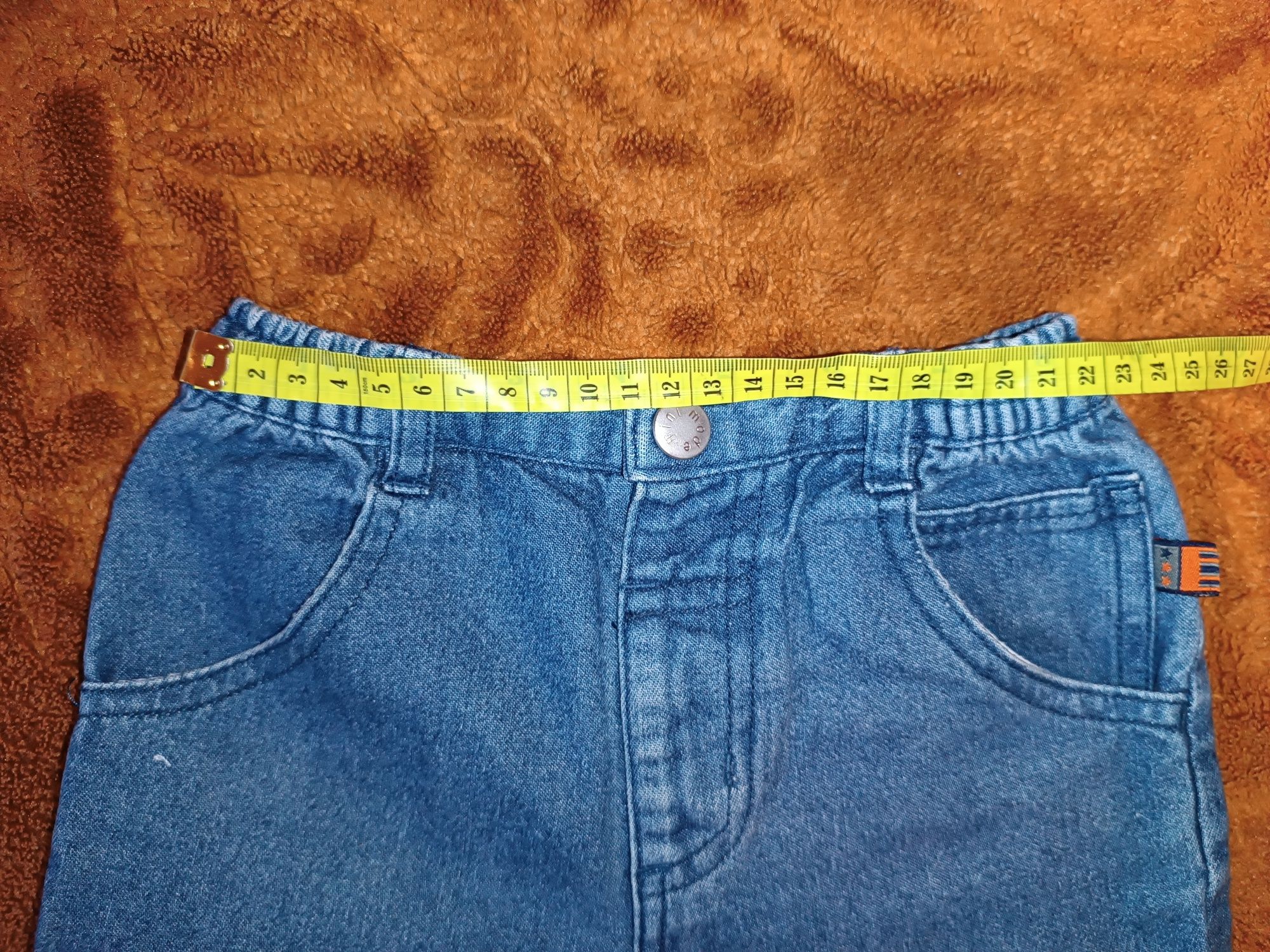 Krótkie spodenki jeansowe dla chłopca 86 92 98