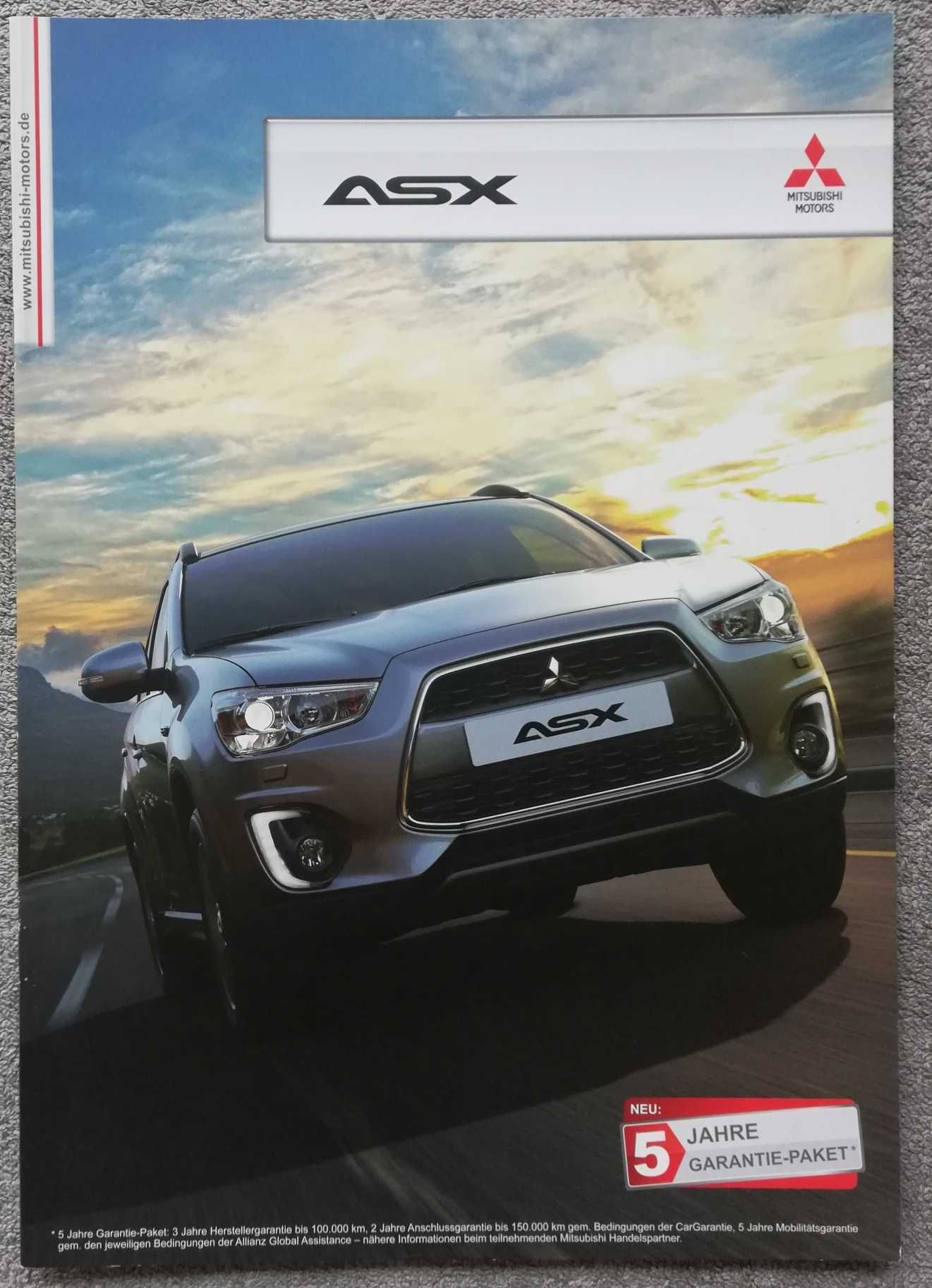 Prospekt Mitsubishi ASX rok 2014