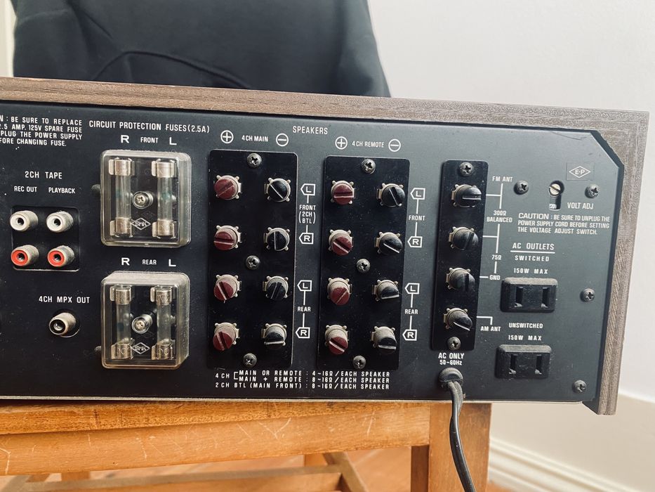 Amplificador Panasonic Technics + Colunas B&O (Vintage)