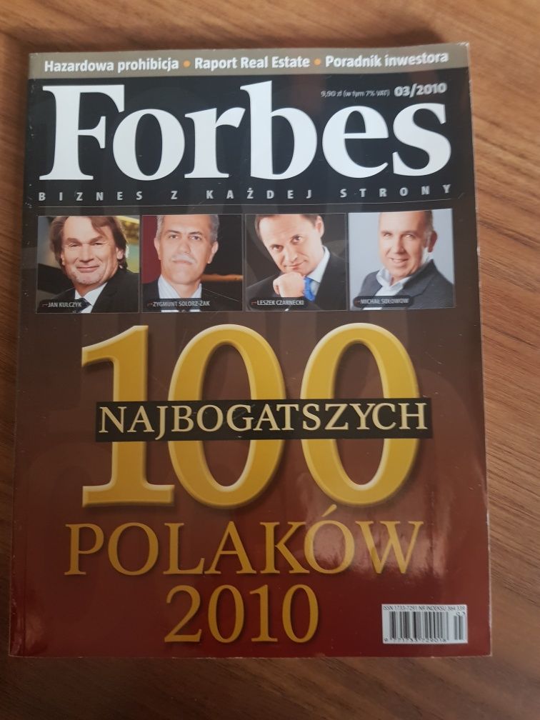 Rożne numery gazeta Forbes 8 szt