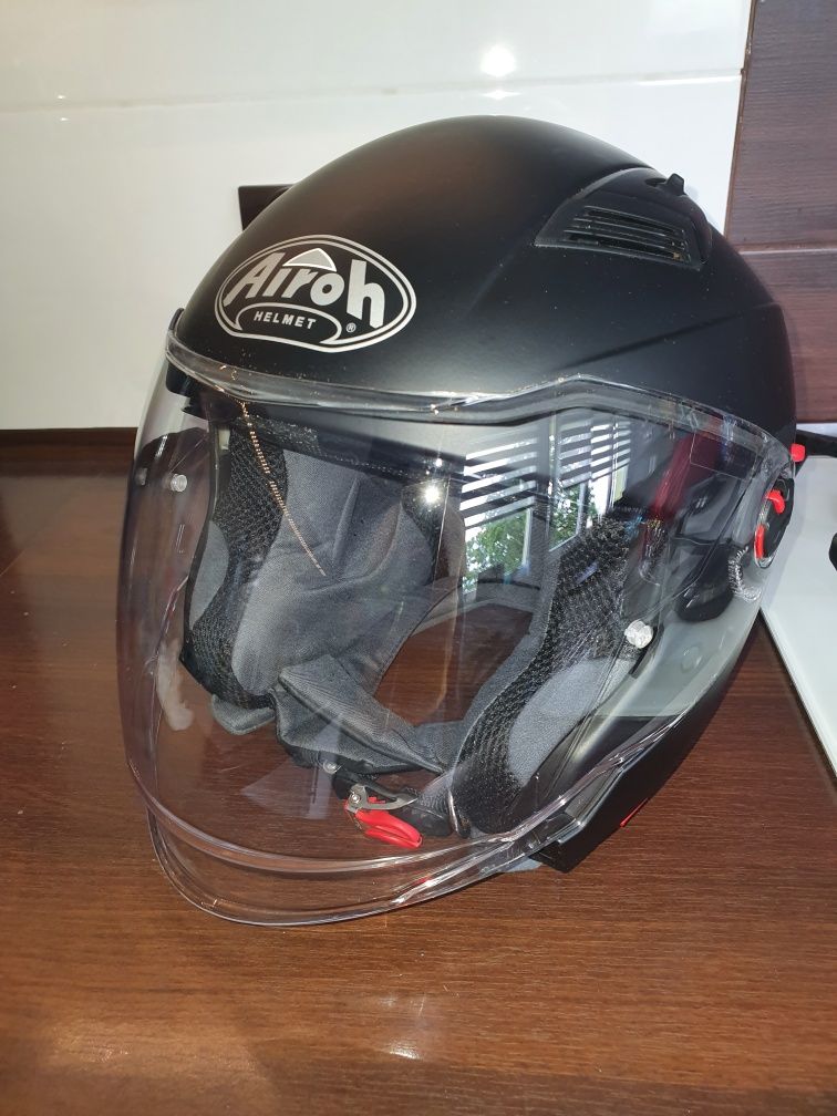 Kask szczękowy Airoh EXECUTIVE COLOR BLACK MATT czarny mat