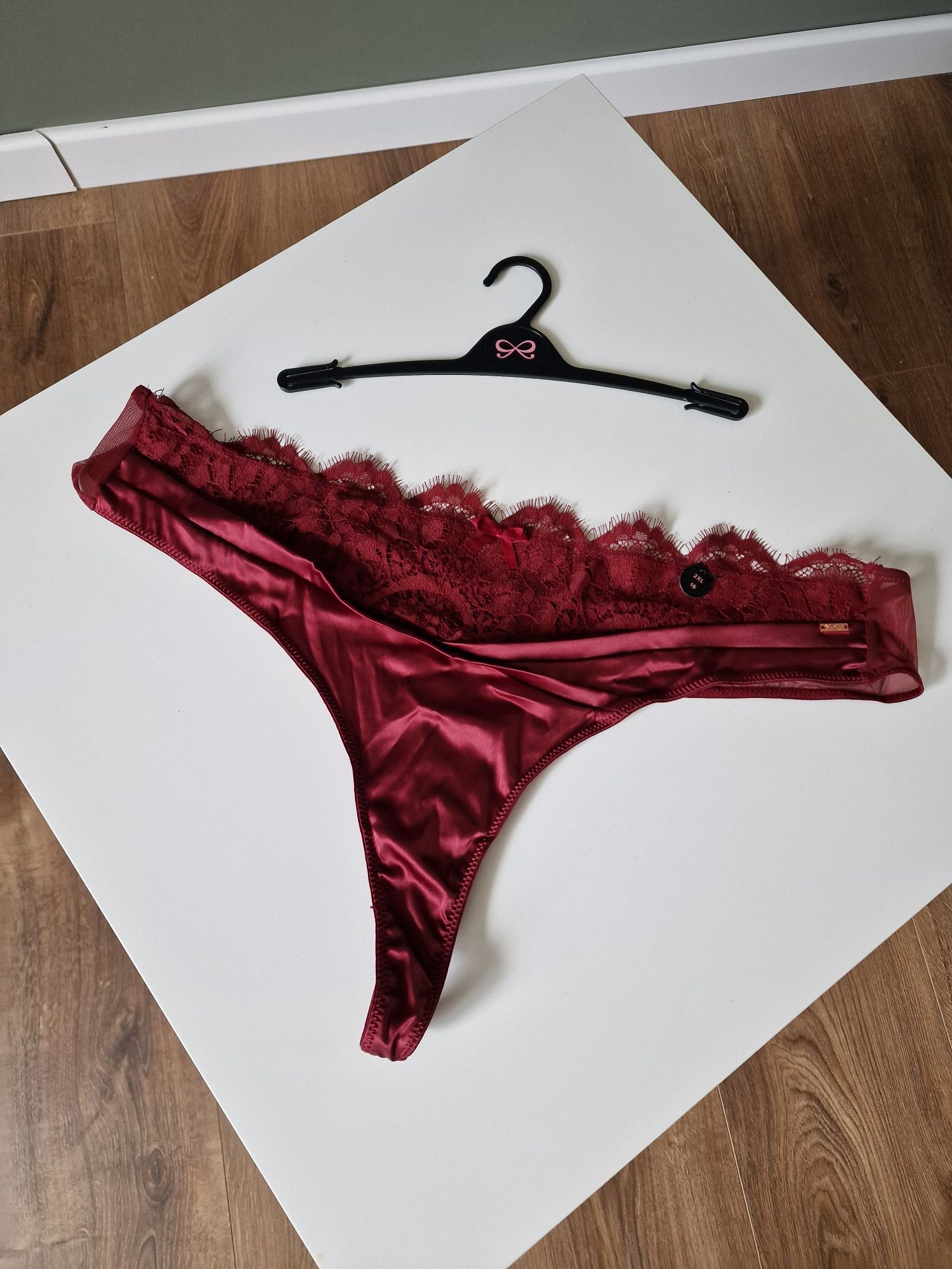 Трусики плюс сайз hunkemoller 16 uk 3xl 4xl 46 48 бразиліана танга