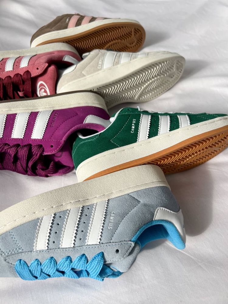 (БЕЗ ПЕРЕДОПЛАТИ) Adidas campus 00s Pink/Grey/Brown/Green/Blue/Violet