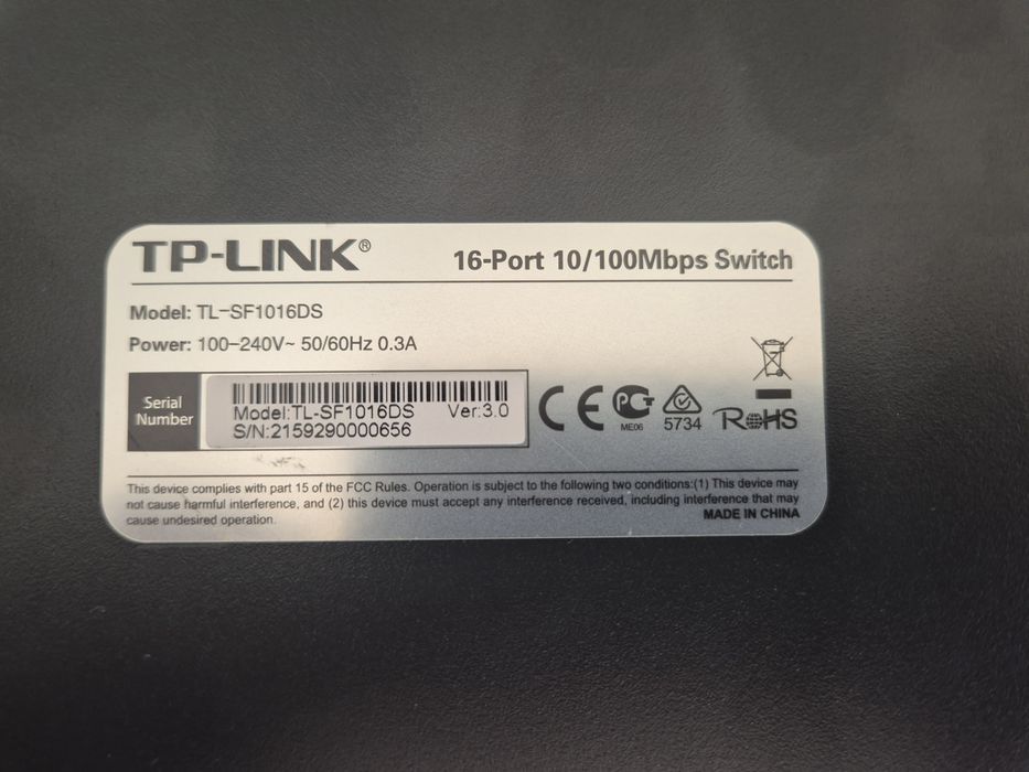 Switch  Tp-link TL-SF1016DS