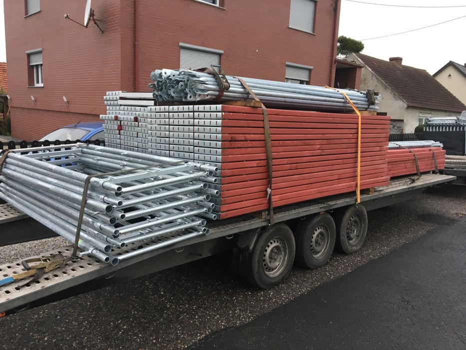 Rusztowanie Fasadowe Elewacyjne Ramowe Typ Plettac 100m2 Rusztowania