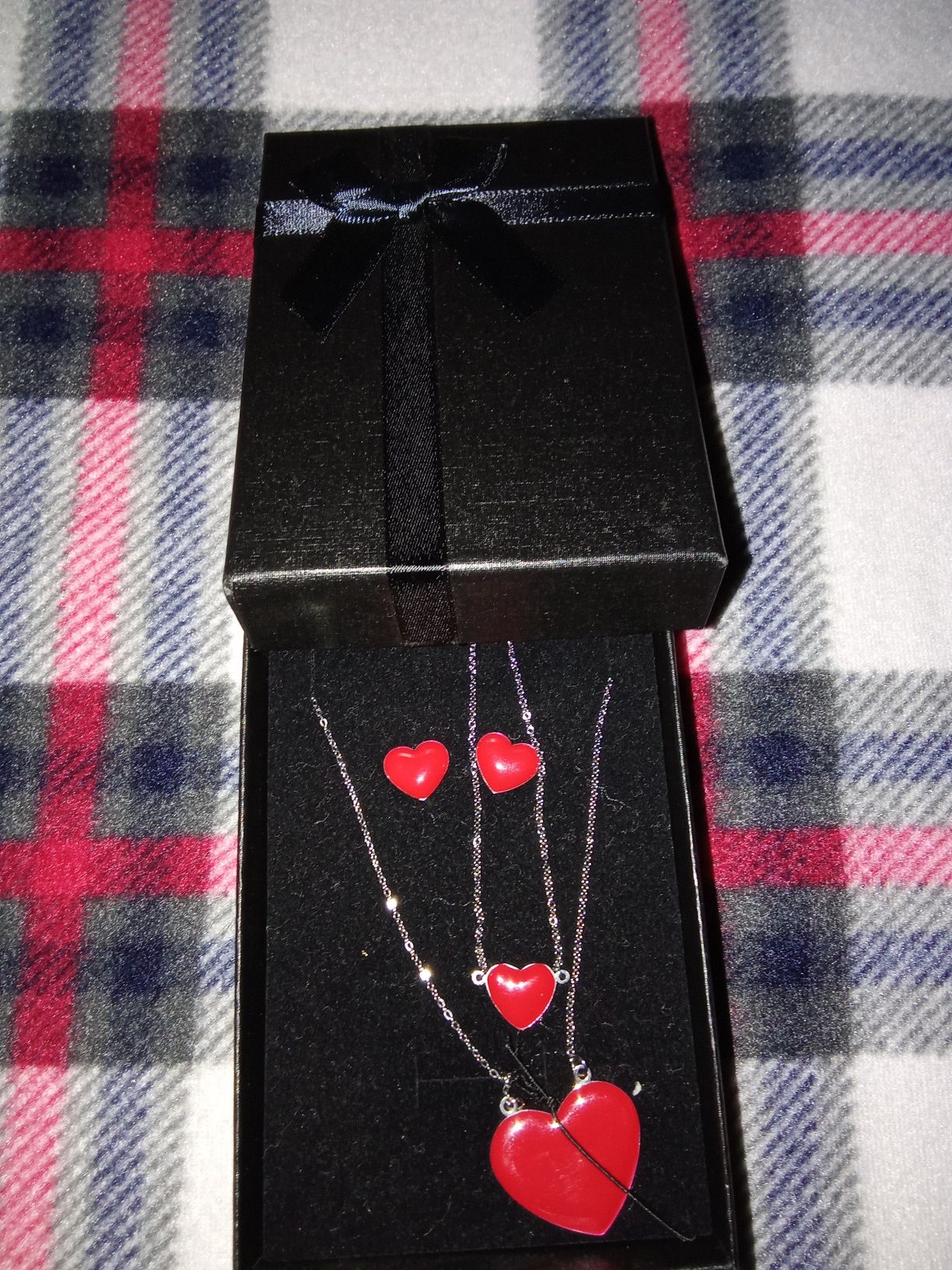 Conjuntos de brincos pulseiras e volta em aço inoxidável