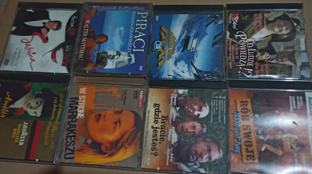 Filmy DVD różne tytuły - likwidacja kolekcji
